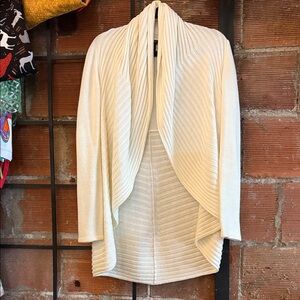 Alfani Ivory Women's Draped Cardigan